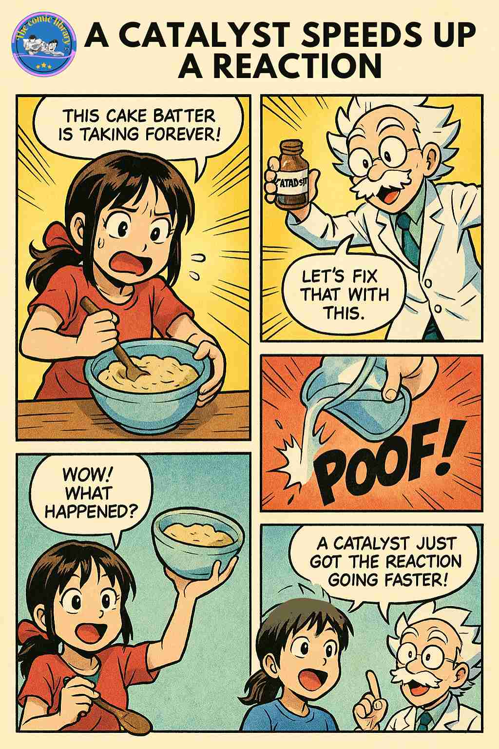 A CATALYST SPEEDS UP A REACTION